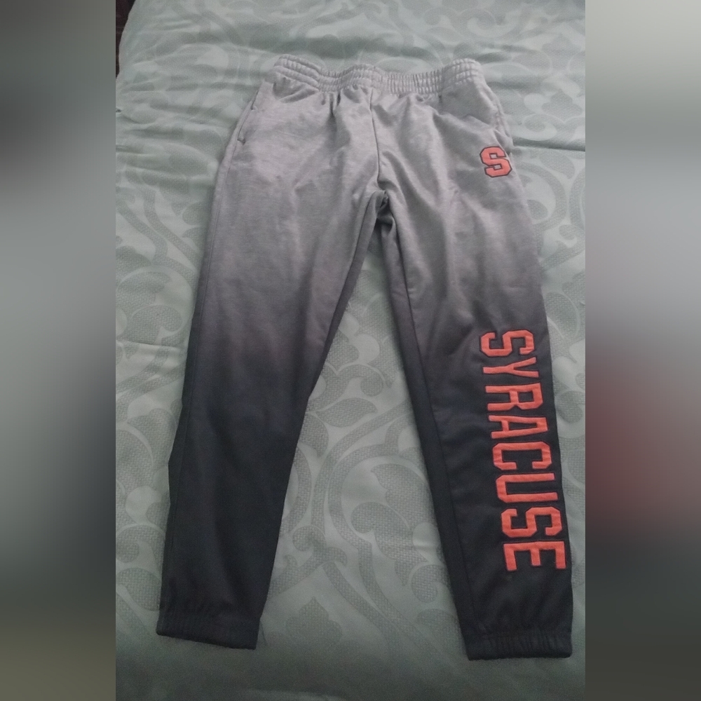 Syracuse Orange Colosseum Sitwell sublimation fleece pants Men's Large